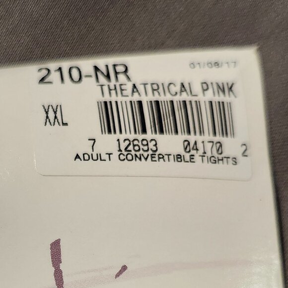 NWT - EUROTARD 210 Adult Convertible Seamless Tights - Picture 2 of 4